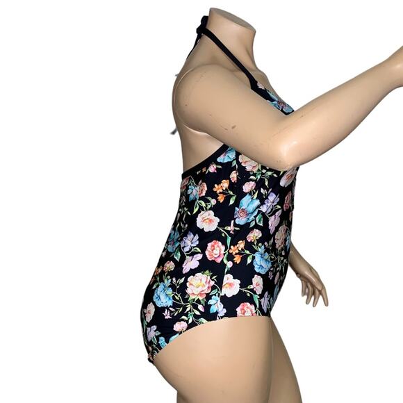 Kenneth Cole Reaction Swimsuit Floral Multicolored Print Padded Size 3X - Picture 8 of 16